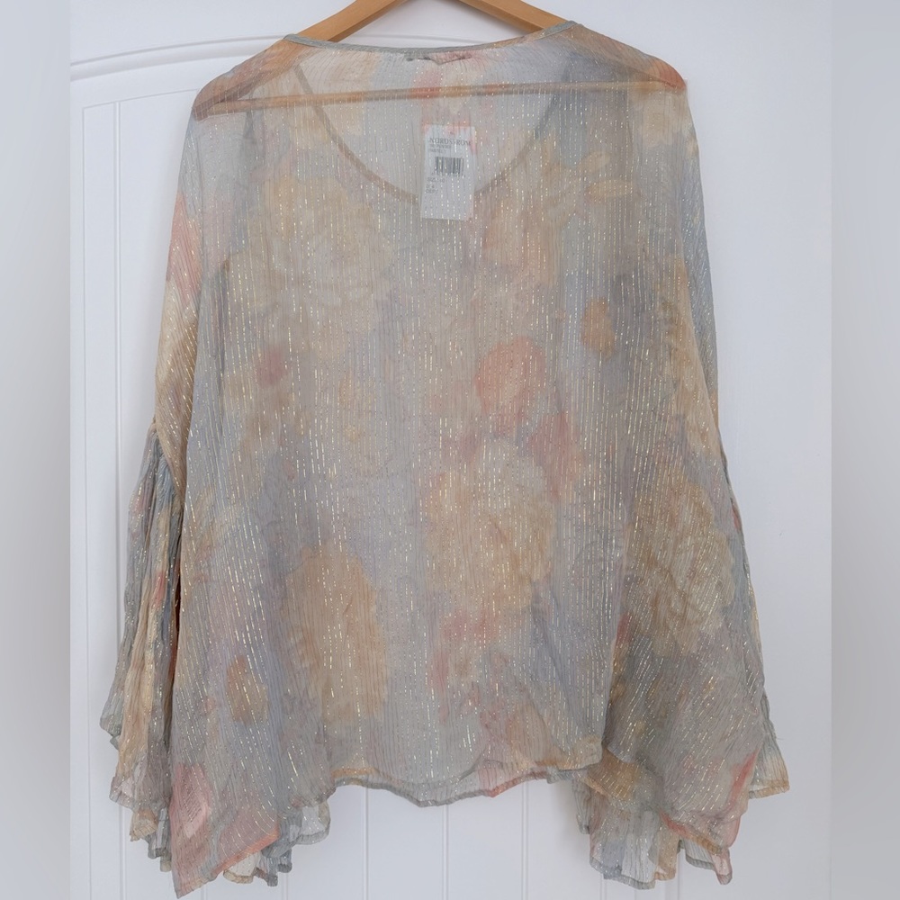 MES DEMOISELLES RUFFLED PRINTED BLOUSE IN MULTICOLOR - Picture 2 of 7